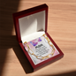 Gift for Mom – “I Have Loved You My Whole Life” CZ Paperclip Chain