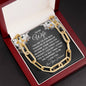 You Lift Me Higher -  CZ Paperclip Chain