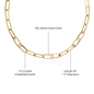Gift for Mom – “I Have Loved You My Whole Life” CZ Paperclip Chain