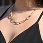 You Lift Me Higher -  CZ Paperclip Chain