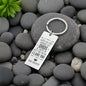 “When God Was Handing Out Dads, He Saved the Best One for Me” Engraved Rectangle Keychain – Gift for Dad