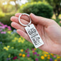 “The Best Dad Teaches His Daughter How to Fish” Engraved Rectangle Keychain  - Gift for Dad