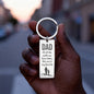 “Of All the Walks We Have Taken, This One Is My Favorite” Engraved Rectangle Keychain - Gift for Dad