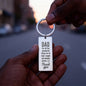 “For All the Wonderful Things You Do That I Might Not Always Notice” Engraved Rectangle Keychain - Gift for Dad