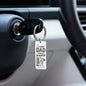 “The Best Dad Teaches His Daughter How to Fish” Engraved Rectangle Keychain  - Gift for Dad