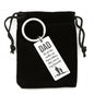 “Of All the Walks We Have Taken, This One Is My Favorite” Engraved Rectangle Keychain - Gift for Dad