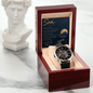 To My Son From Mom – Braver, Stronger & More Capable – Openwork Automatic Watch