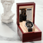 To My Son From Dad – Be Curious, Be Disciplined, Be Kind – Openwork Automatic Watch