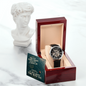 To My Dad From Son – It Was About Time With You – Openwork Automatic Watch