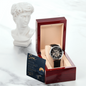 To My Son From Mom – Braver, Stronger & More Capable – Openwork Automatic Watch