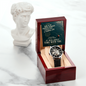 To My Dad From Son – It Was About Time With You – Openwork Automatic Watch