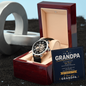To My Grandpa – My Hero Openwork Automatic Watch