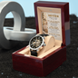 To My Brother – “You Are My Strength” Openwork Automatic Watch From Sister