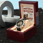 To My Brother – “Because Giving You a Hug Is Weird” Openwork Automatic Watch From Brother