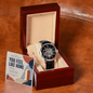 To My Boyfriend – You Feel Like Home Openwork Automatic Watch