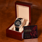 To My Love – I'd Choose You in Every Lifetime Openwork Automatic Watch