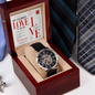 To My Favorite Person – “My Favorite Love Is Ours” Openwork Automatic Watch