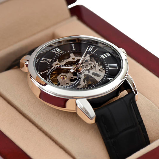 To My Amazing Dad – Openwork Automatic Watch