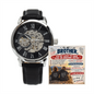 To My Brother – “Lucky to Have an Amazing Sister” Openwork Automatic Watch From Sister
