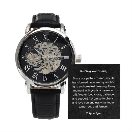 *The Husband Chronograph Watch is the ultimate unique and luxury gift for your son, perfect for Christmas, anniversaries, birthdays, graduations, Valentine's Day, Father's Day or simply as a heartfelt "just because"