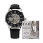 To My Dad From Daughter – You Believed in Me First – Openwork Automatic Watch