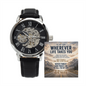 To My Son – Wherever Life Takes You – Openwork Automatic Watch