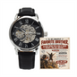 To My Brother – “Because Giving You a Hug Is Weird” Openwork Automatic Watch From Brother