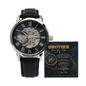 To My Brother – “I’ll Always Be in Your Corner” Openwork Automatic Watch From Sister