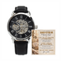 To My Brother – “You Are My Strength” Openwork Automatic Watch From Sister