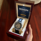 To My Grandpa – My Hero Openwork Automatic Watch