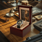 To My Dad From Daughter – I Never Outgrew You – Openwork Automatic Watch