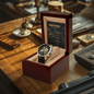 To My Brother – “I’ll Always Be in Your Corner” Openwork Automatic Watch From Sister