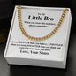 Gift for Brother "You are braver than you believe, stronger than you ..." Cuban Link Chain Necklace