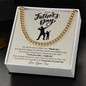 Gift for Father's day "I'm proud to be your son..." Cuban Link Chain Necklace