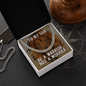 Gift for Son – “Be a Warrior, Not a Worrier” Cuban Link Chain