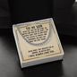 Gift for Son – “Never Feel That You Are Alone” Cuban Link Chain
