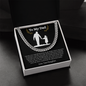 Gift for Dad "Thank You... I will always be your little girl..." Cuban Link Chain Necklace