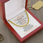 Gift for Son W "To my Incredible Son..." Cuban Link Chain Necklace