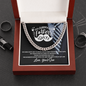 Gift for Father's day "The Moments Spent With You Mean the Most…" Cuban Link Chain Necklace