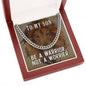 Gift for Son – “Be a Warrior, Not a Worrier” Cuban Link Chain