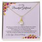Gift for Girlfriend "Falling in Love with You" Alluring Beauty Necklace