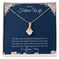 Gift for Girlfriend "The day I met you, my life changed forever.." Alluring Beauty Necklace