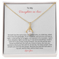 Gift for Daughter-in-Law "We Both Love the Same Man" Alluring Beauty Necklace