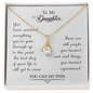 Gift for Daughter – “Your Best Days Are Still Ahead” Alluring Beauty Necklace