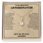 Gift for Granddaughter "Remember whose granddaughter you are..." Alluring Beauty Necklace