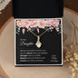 Gift for Daughter (from Mom & Dad) – “You Are Loved More Than You Know” Alluring Beauty Necklace