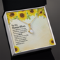 Gift for Mother-in-Law – “Thank you for loving me as your own” Alluring Beauty Necklace