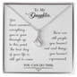 Gift for Daughter – “Your Best Days Are Still Ahead” Alluring Beauty Necklace