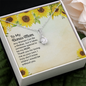 Gift for Mother-in-Law – “Thank you for loving me as your own” Alluring Beauty Necklace