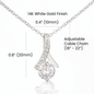 Gift for Mother-in-Law – “Thank you for loving me as your own” Alluring Beauty Necklace
